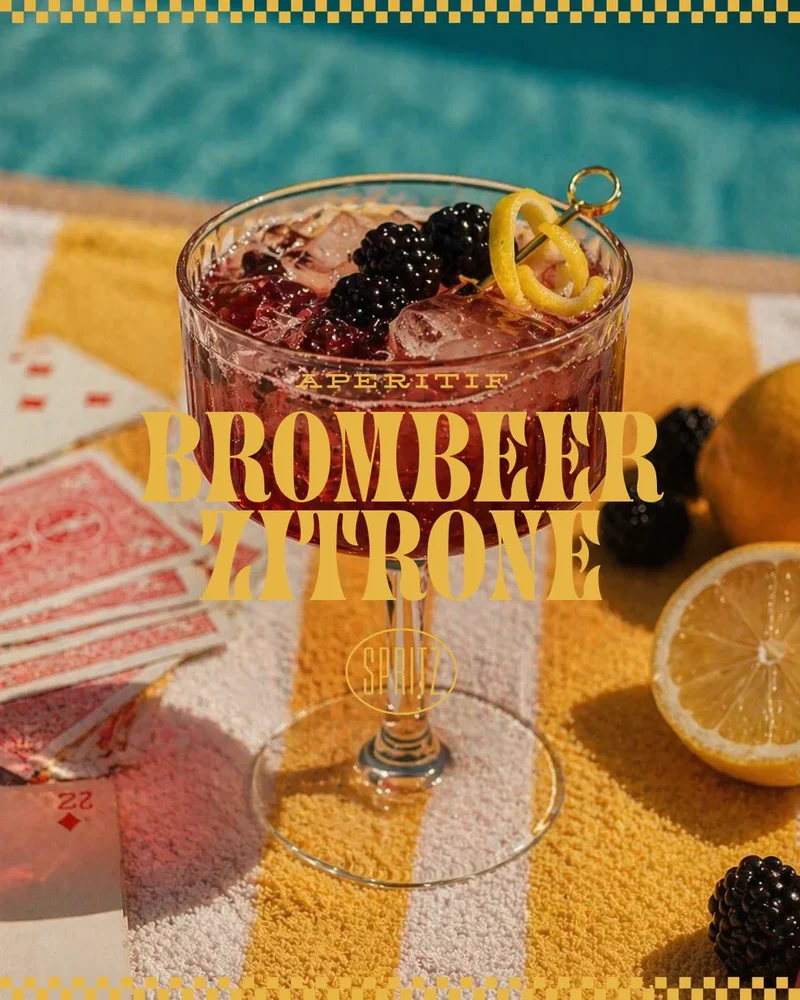 Aperitif Brombeer x Zitrone