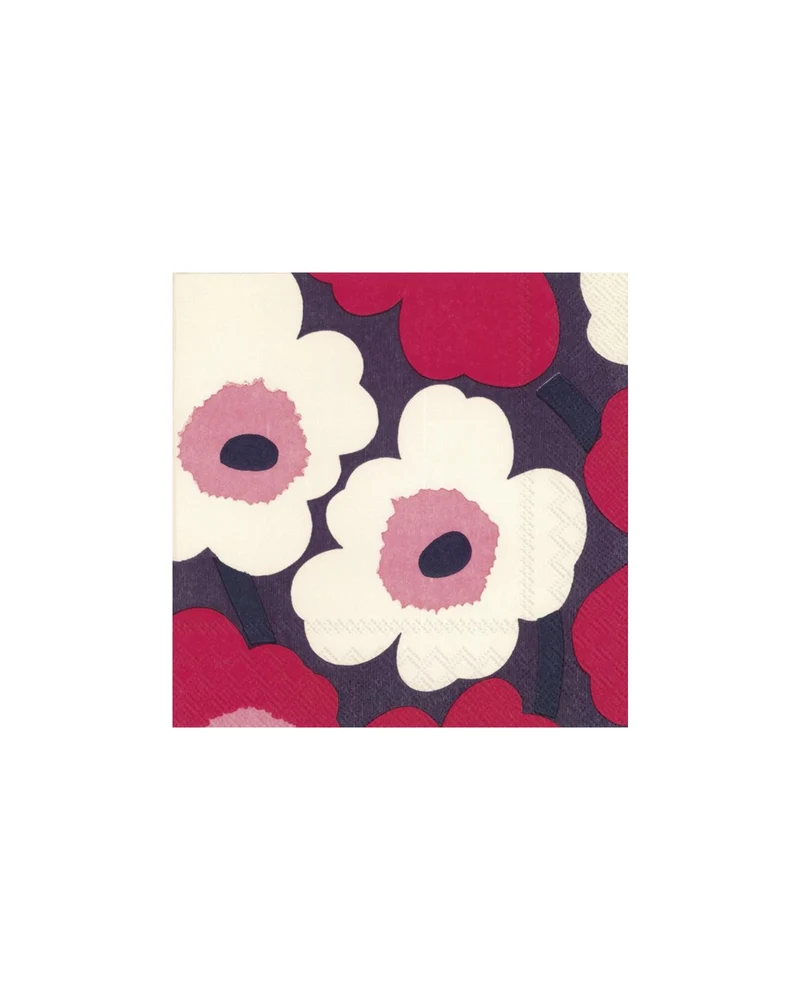 Unikko Red Creme Lunch-Servietten