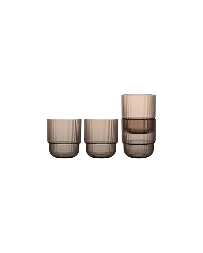 Billi Wassergläser braun 4er-Set 40 cl