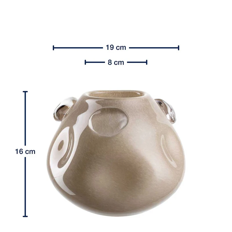 Vase HAZEL 16 cm beige