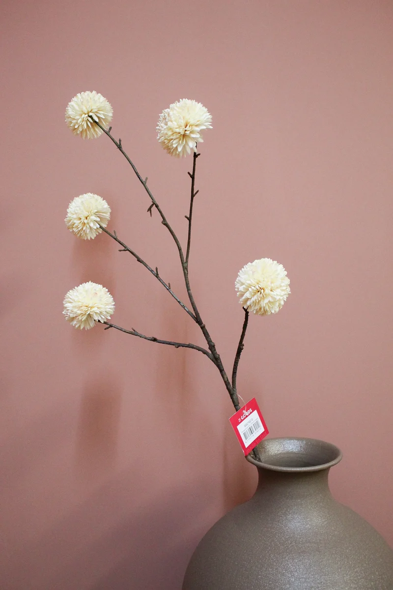 Pompom XL x5 L100cm cream