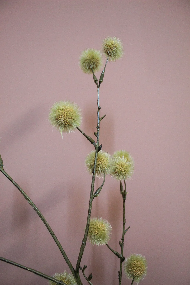 Pompom L91cm Green/Yellow