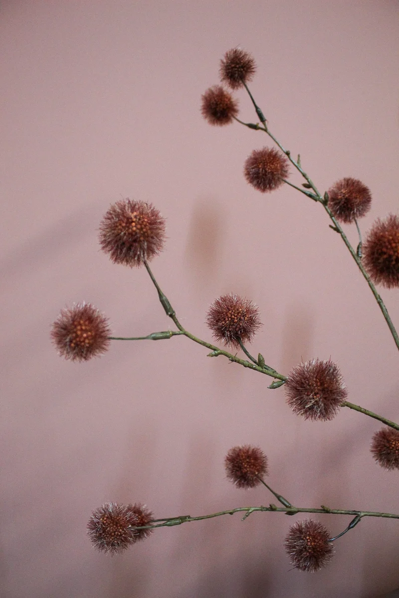 Pompom L91cm brown