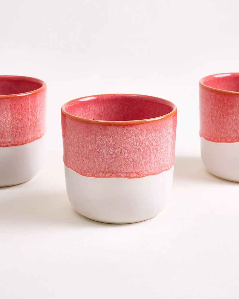 Coimbra Becher groß pink 4er-Set