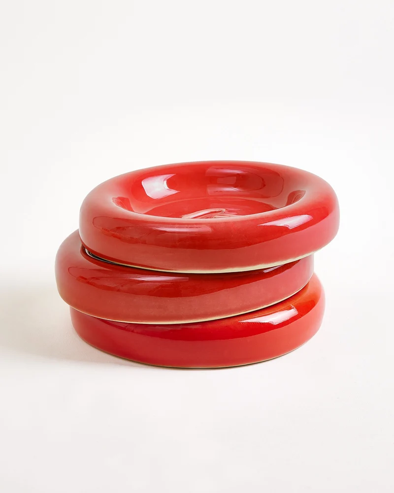 Seia Tasse & Untertasse Herz rosa rot