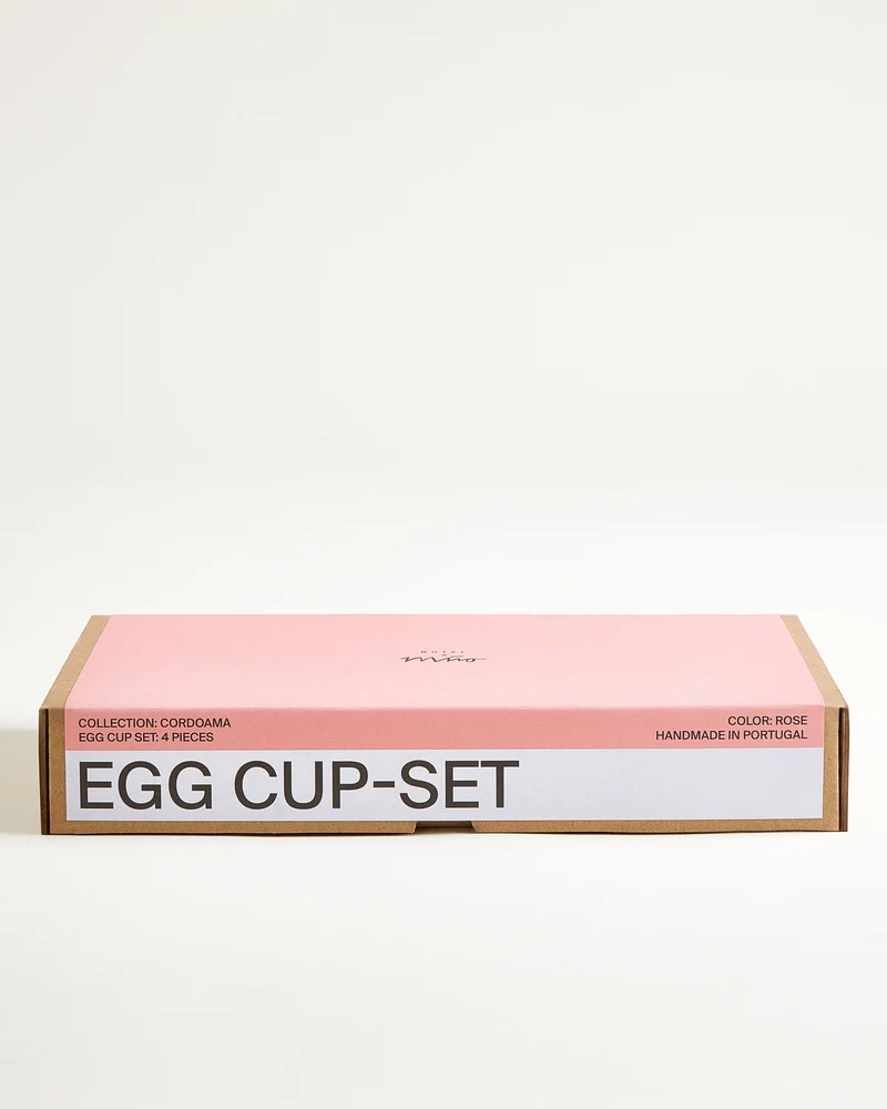 Cordoama Eierbecher Box rosé 4er Set