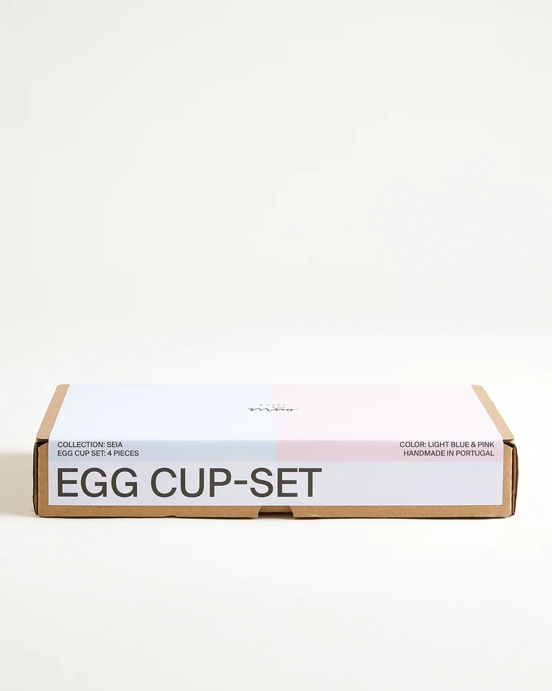 Seia Eierbecher rosa hellblau 4er-Set