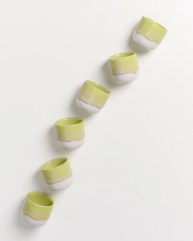 Coimbra Espressobecher lime 6er-Set