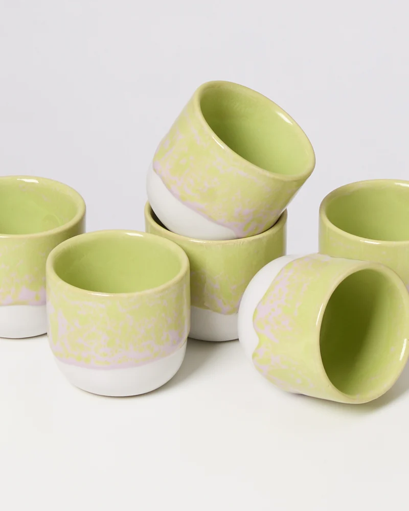 Coimbra Espressobecher lime 6er-Set