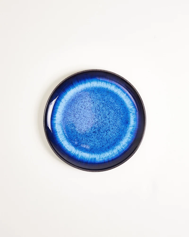 Melides Geschirr-Set deepseablue stoneblue 16-teilig