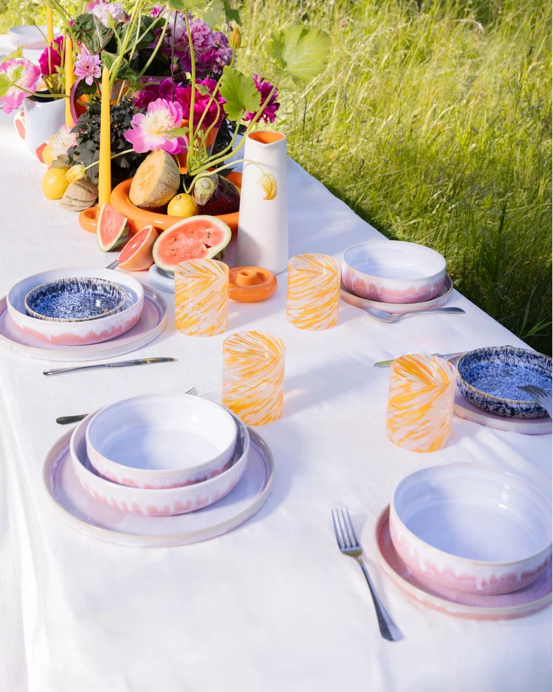 Cordoama Geschirr-Set modern rosé 32-teilig