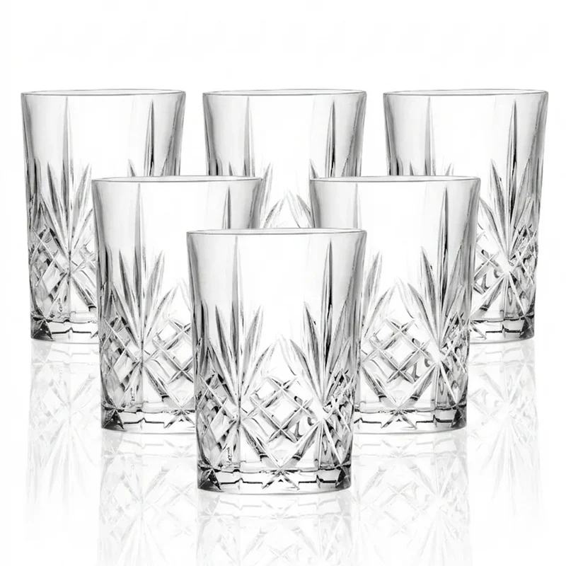 RCR Melodia 6-teiliges Wassergläser-Set, 250 ml, Transparent