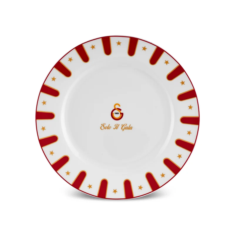 Karaca x Galatasaray Lizenziertes Forever Bone 24-teiliges Tafelservice für 6 Personen