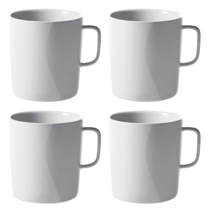 Alessi Kaffeebecher PlateBowlCup 300 ml - 4 Stück - Jasper Morrison - AJM28/89
