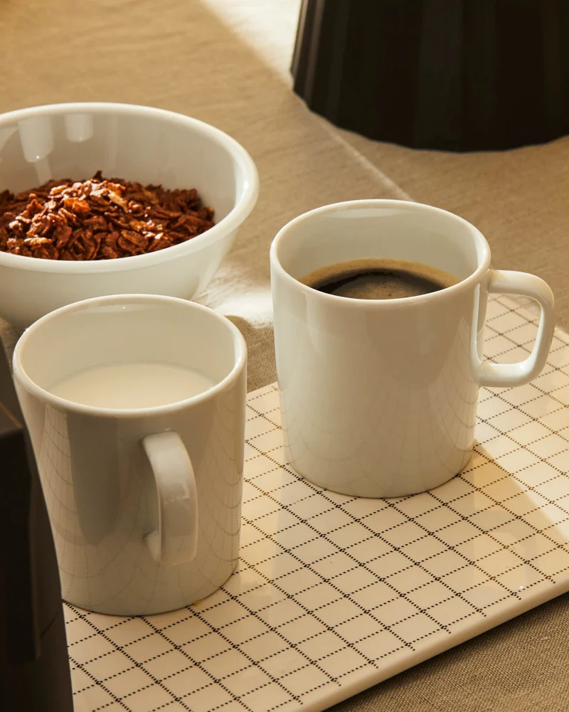 Alessi Kaffeebecher PlateBowlCup 300 ml - 4 Stück - Jasper Morrison - AJM28/89