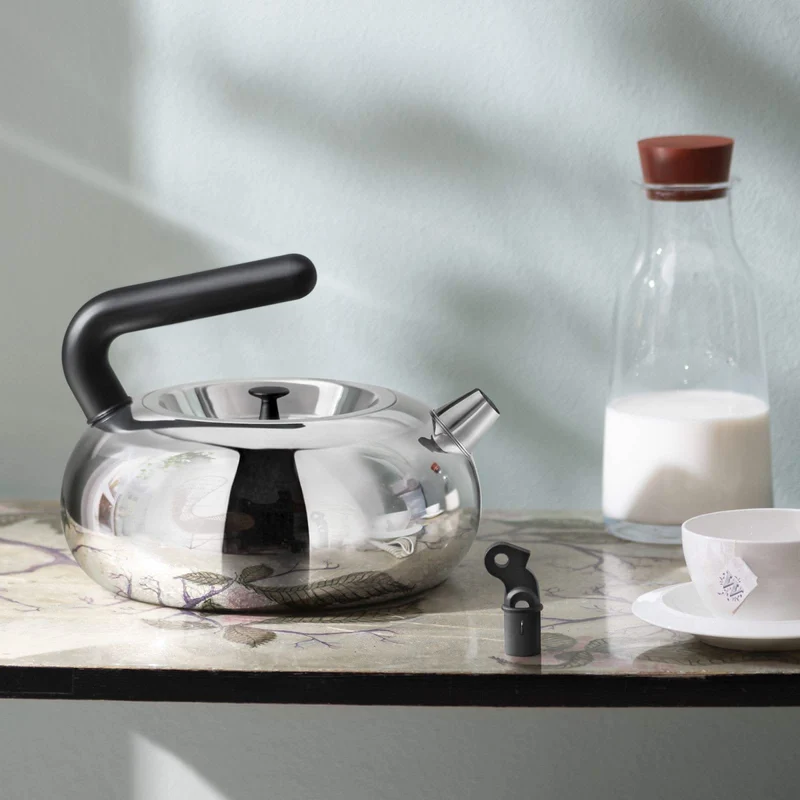 Alessi Flötenkessel Bulbul - 2.5 Liter - Achille Castiglioni - AC100