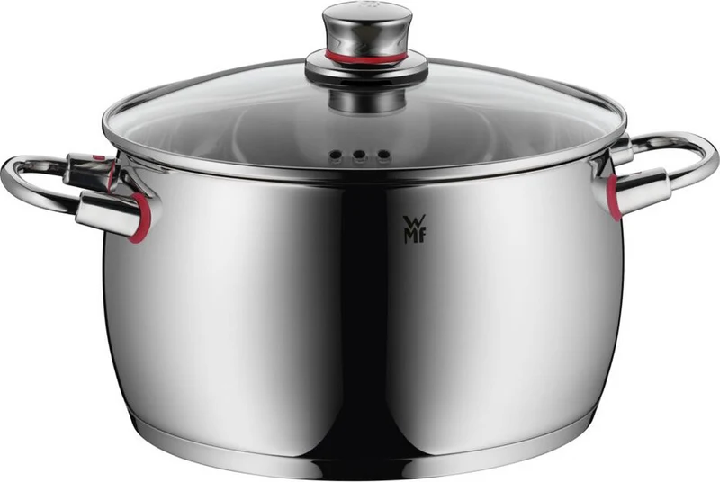 WMF Topfset Quality One - RVS - 5-teilig - Inklusive GRATIS Cookinglife Kochgeschirr Set - Kochtopf ø 16, 20, 20 und 24 cm sowie Stielkasserolle ø 16 cm