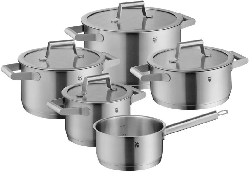WMF Topfset Comfort Line – 5-teilig – Stielkasserolle ø 16, 20, 20 und 24 cm sowie Stielkasserolle ø 16 cm