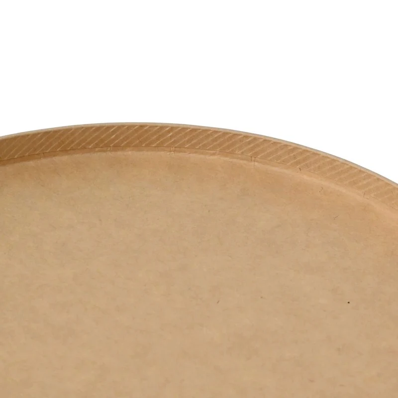 300x Karton-/ Salatschalen Pappe braun (beschichtet) versch. Größen rund