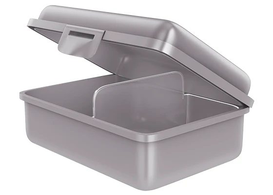 Fizzii Bunte Lunchbox Brotdose Kinderbrotdose mit Trennfach