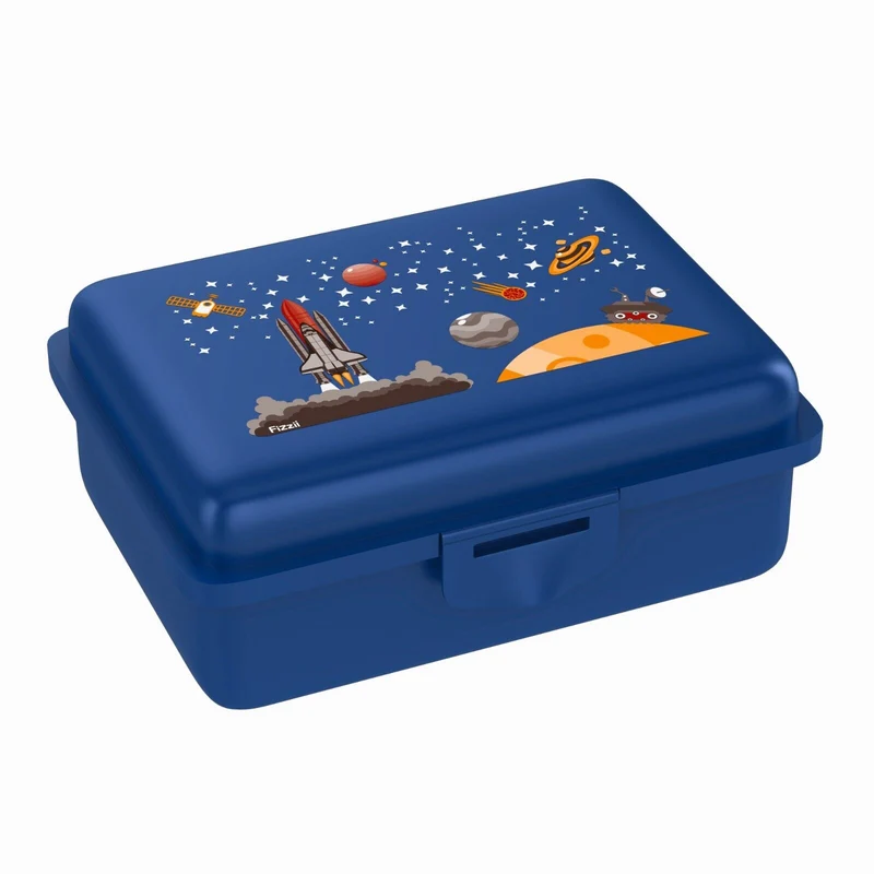 Fizzii Bunte Lunchbox Brotdose Kinderbrotdose mit Trennfach