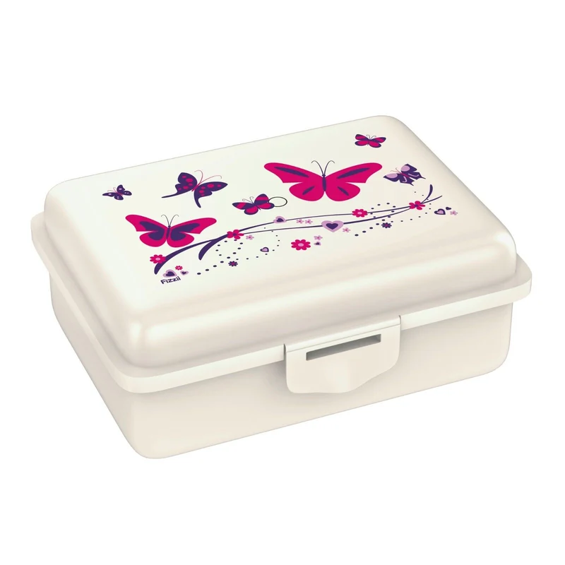 Fizzii Bunte Lunchbox Brotdose Kinderbrotdose mit Trennfach