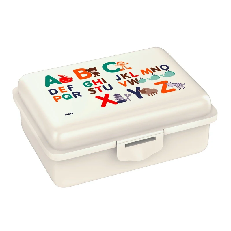 Fizzii Bunte Lunchbox Brotdose Kinderbrotdose mit Trennfach