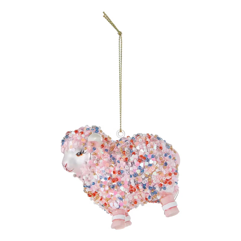HANG ON Baumanhänger Lamm mit Perlen