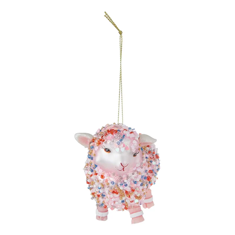 HANG ON Baumanhänger Lamm mit Perlen