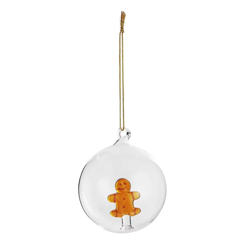 HANG ON Glaskugel Lebkuchenmann