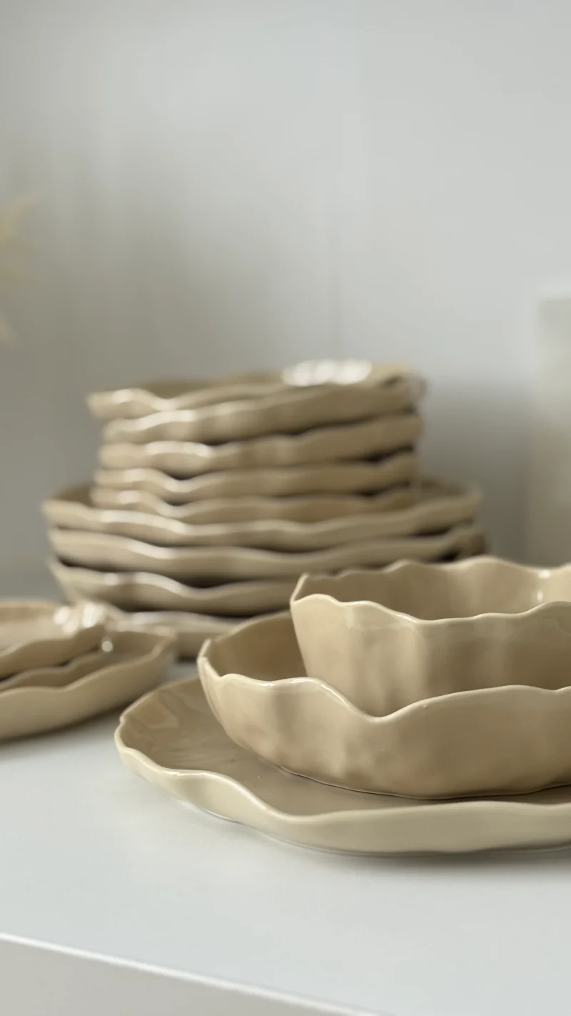 Angles Beige Teller-Set 27-teilig