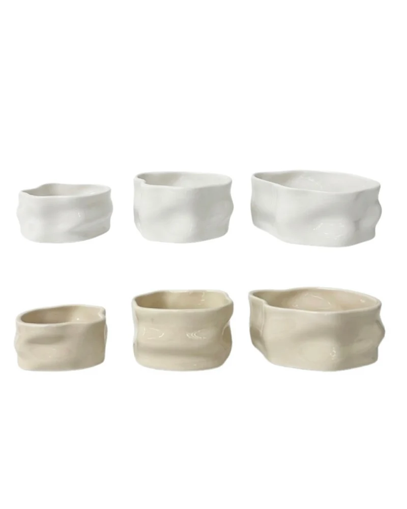 Diamond Keramik Schalen 6er Set