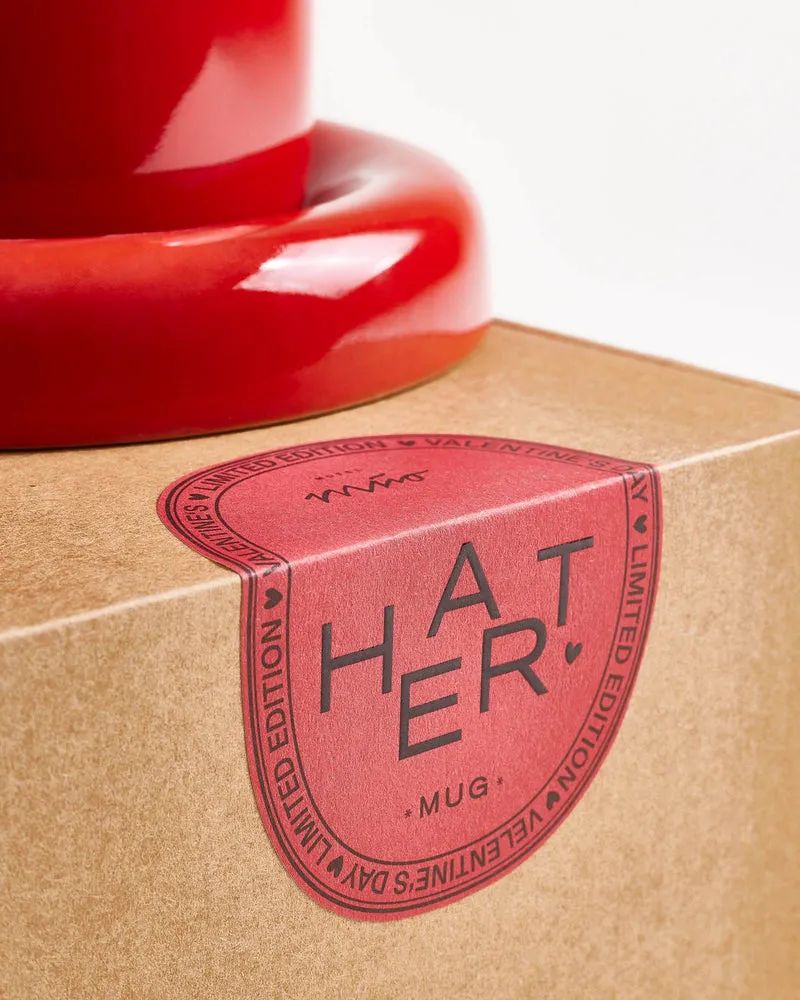 Seia Tasse & Untertasse Herz rot