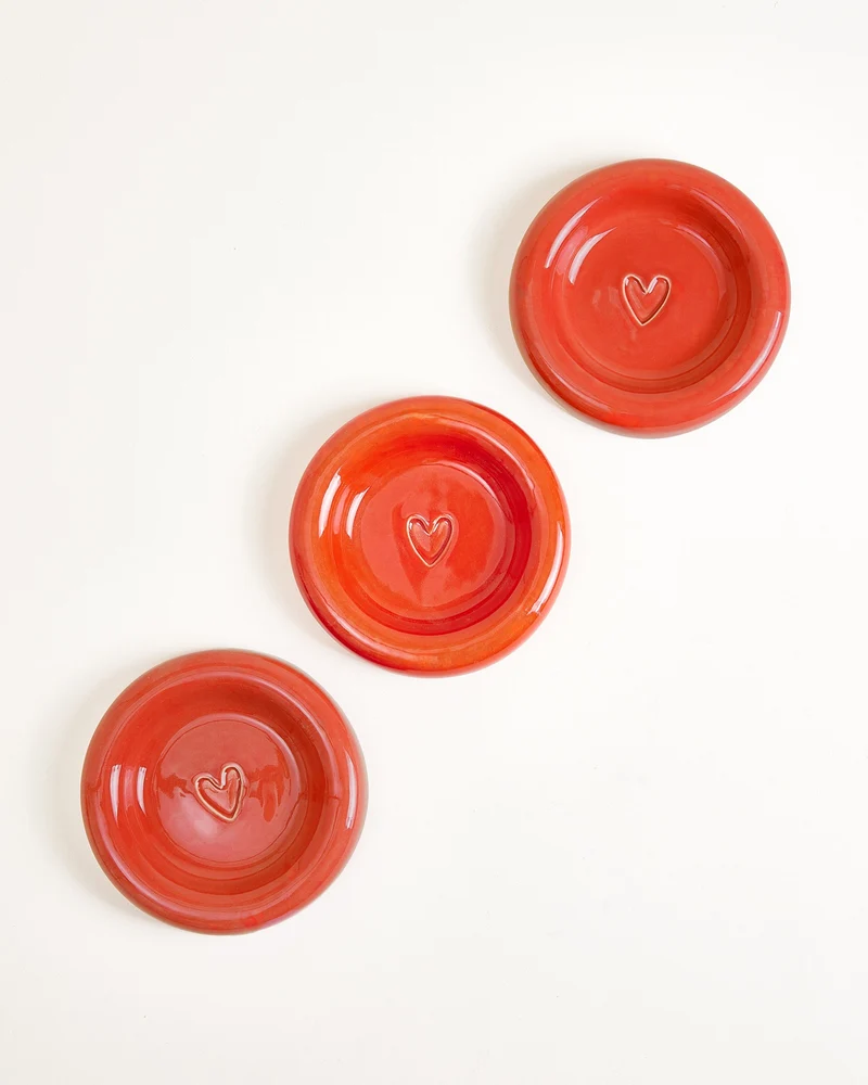 Seia Tasse & Untertasse Herz rot