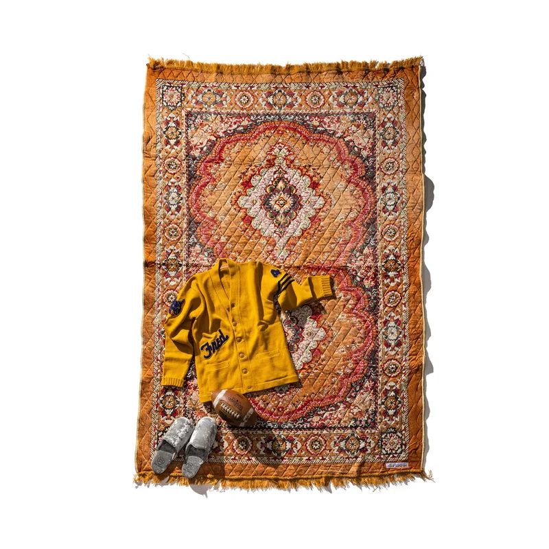 Indian Festival Rug Gold