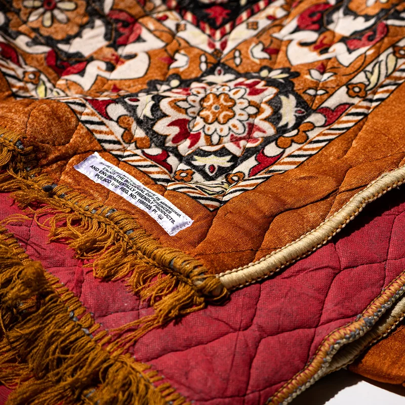 Indian Festival Rug Gold