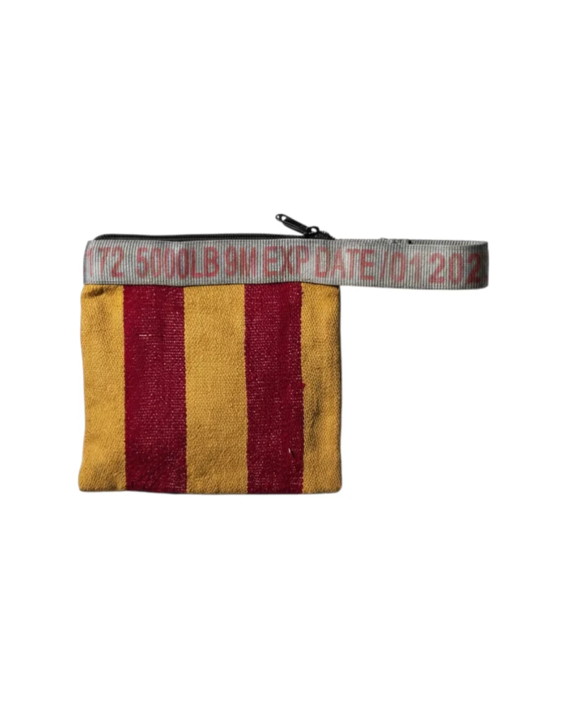 Rug Pouch Mustard × Burgundy
