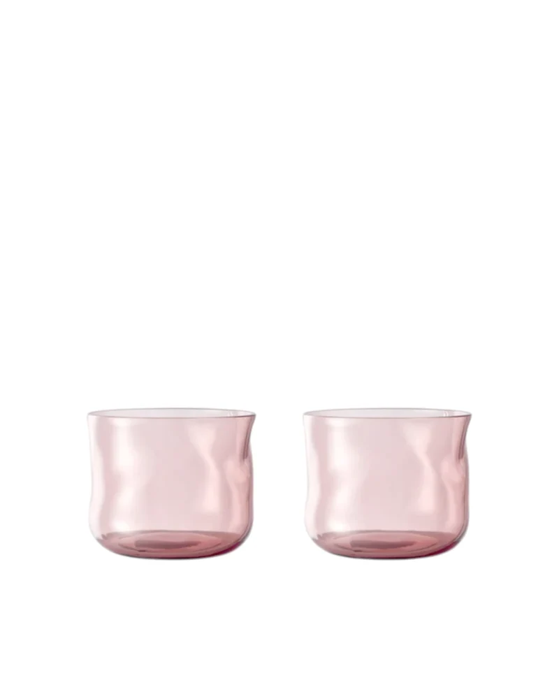 Swirl Wasserglas Silt - Bordeauxe - 2er Set
