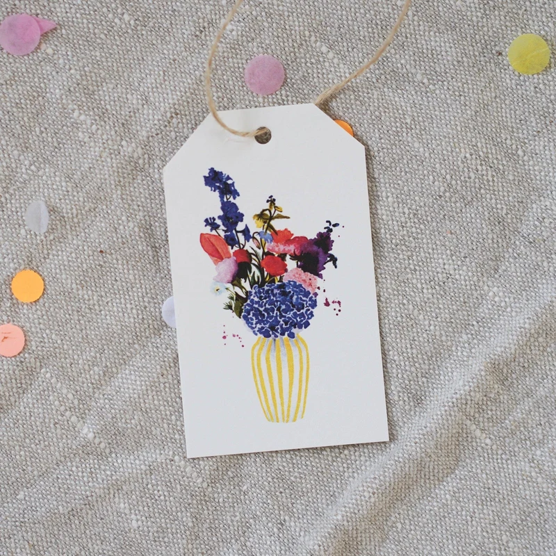 Geschenkanhänger · Spring Flowers