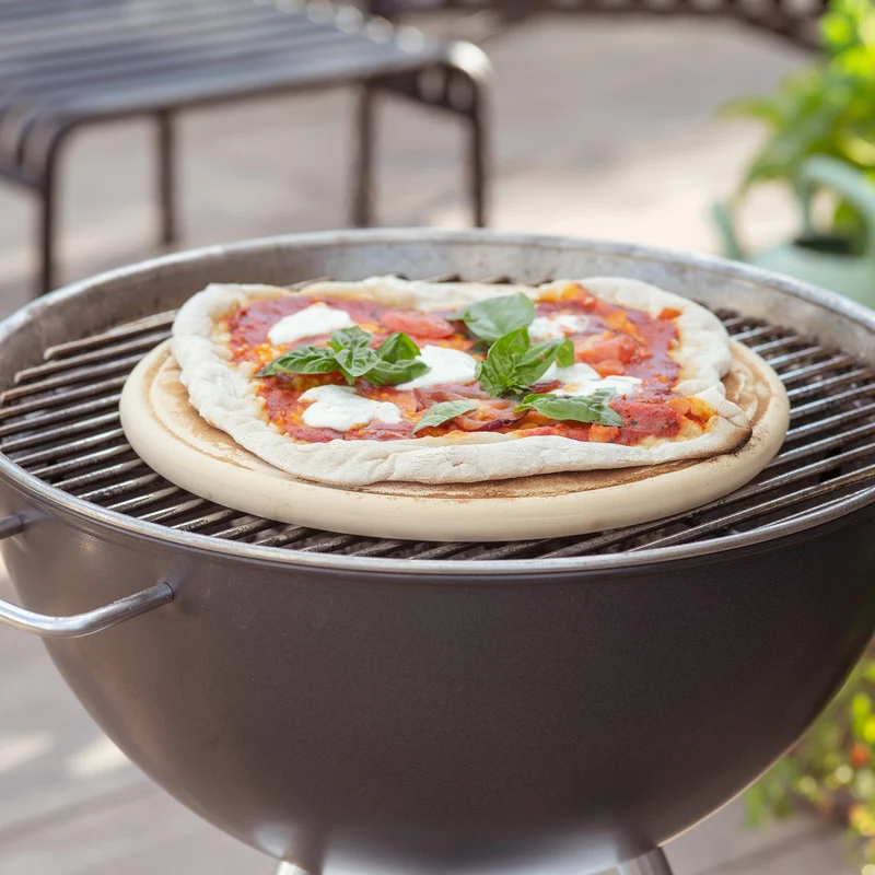CeraFlam® – Pizzaplatte für Backofen und Kugelgrill