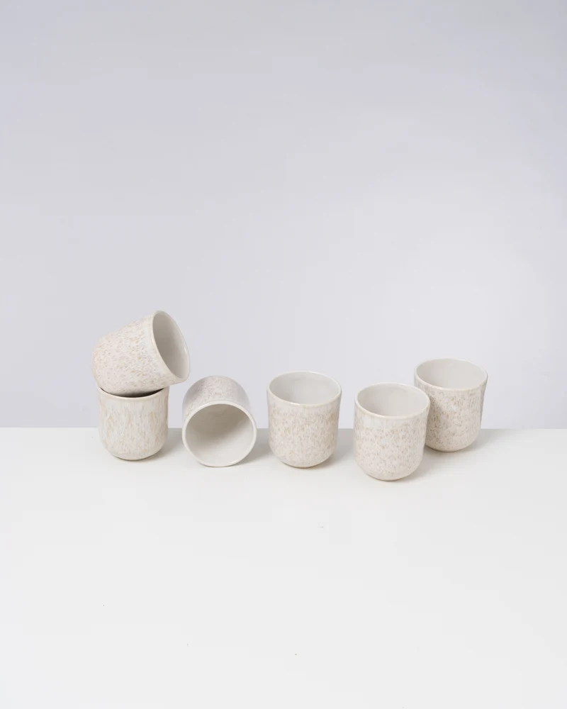 Copa Alto Becher klein sand 6er-Set