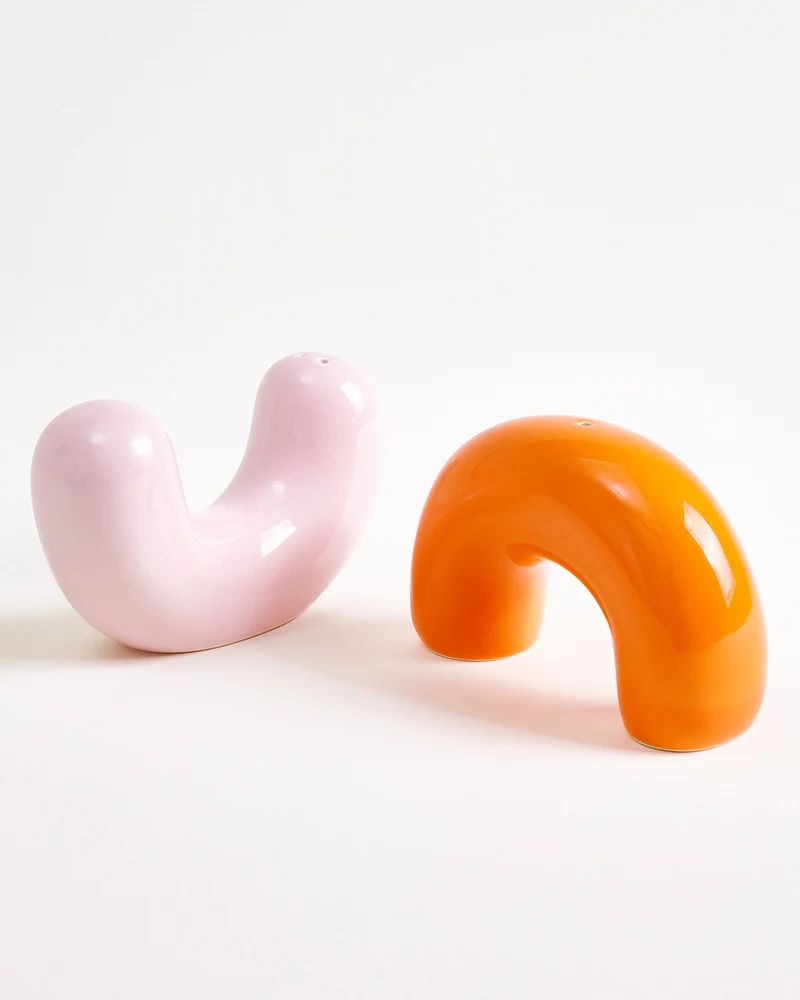 Seia Salz- & Pfefferstreuer orange rosa