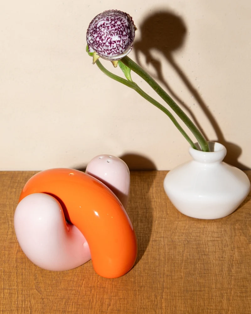 Seia Salz- & Pfefferstreuer orange rosa
