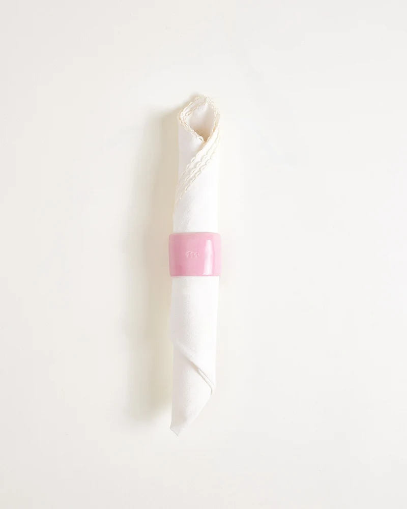 Faro Serviettenring rosa 4er-Set