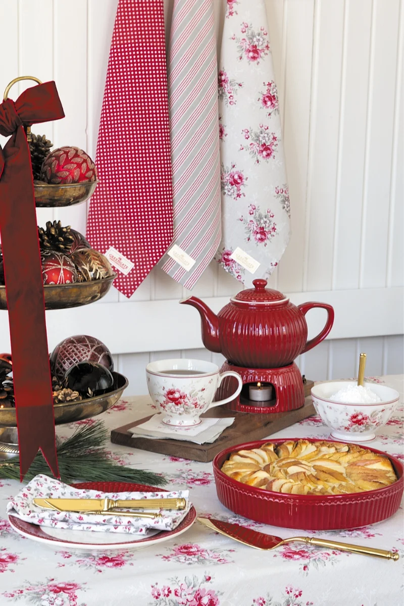 Greengate Gale Geschirrtuch white 70x50cm