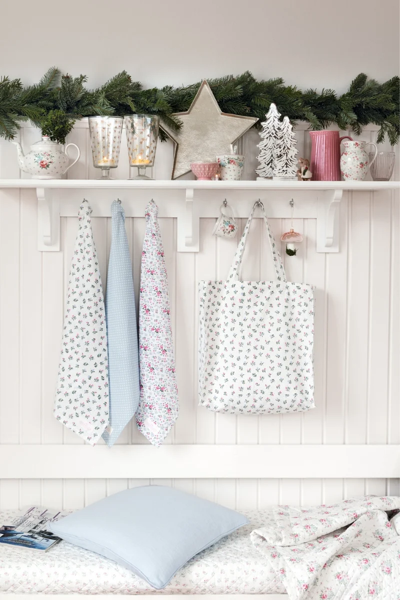 Greengate Gale Geschirrtuch white 70x50cm