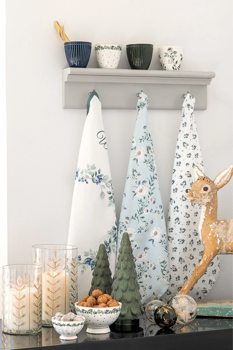 Greengate Dotty Geschirrtuch beige 70x50cm