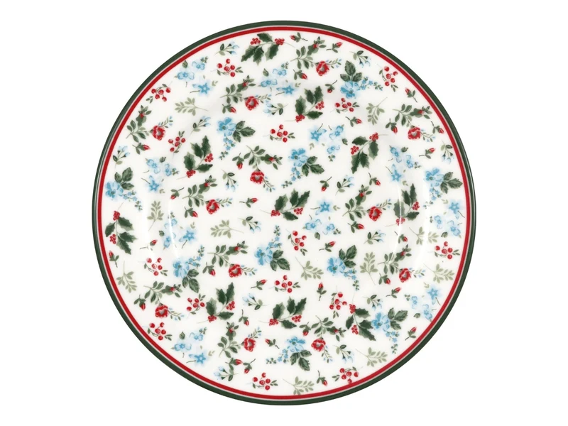 Greengate Carty Brotteller white 15cm