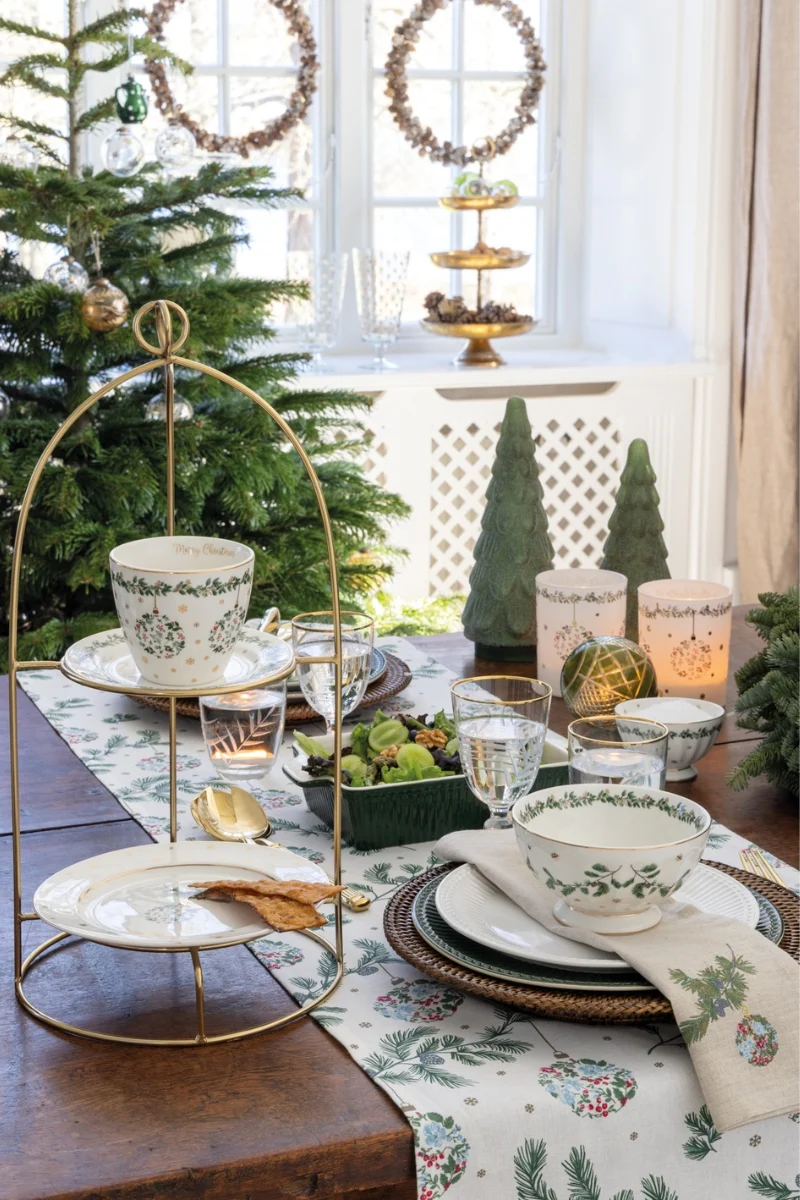 Greengate Gale Stoffserviette white 40x40cm