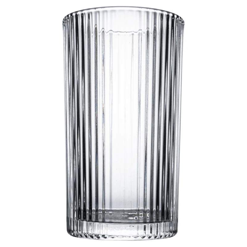 Villa d'Este Home Wassergläser Cylinder - Transparent - 405 ml - 6 Stück